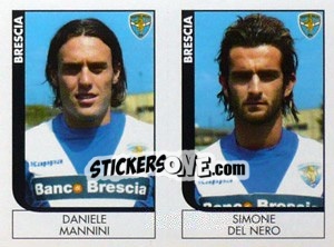 Sticker Mannini / Del Nero  - Calciatori 2005-2006 n. 539 - Panini