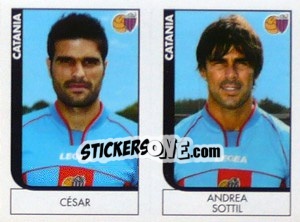 Cromo Cesar / Sottil  - Calciatori 2005-2006 - Panini