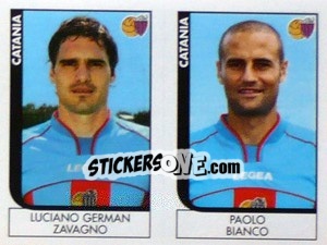 Sticker Zavagno / Bianco  - Calciatori 2005-2006 - Panini