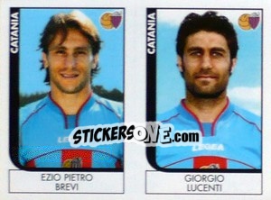 Sticker Brevi / Lucenti  - Calciatori 2005-2006 n. 545 - Panini