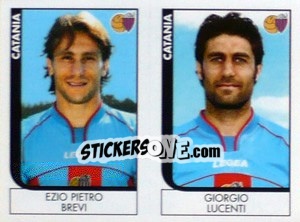 Sticker Brevi / Lucenti  - Calciatori 2005-2006 - Panini