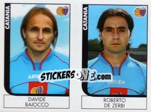 Sticker Baiocco / De Zerbi  - Calciatori 2005-2006 - Panini