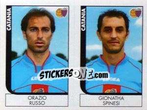 Sticker Russo / Spinesi  - Calciatori 2005-2006 n. 548 - Panini