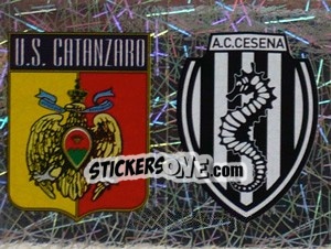 Figurina Scudetto Catanzaro/Cesena (a/b)