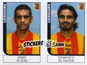 Cromo Di Sole / De Simone  - Calciatori 2005-2006 - Panini