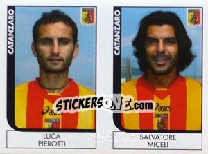 Sticker Pierotti / Miceli  - Calciatori 2005-2006 n. 554 - Panini