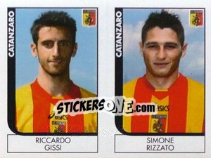 Sticker Gissi / Rizzato  - Calciatori 2005-2006 n. 555 - Panini