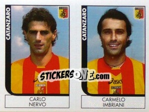 Sticker Nervo / Imbriani  - Calciatori 2005-2006 n. 556 - Panini