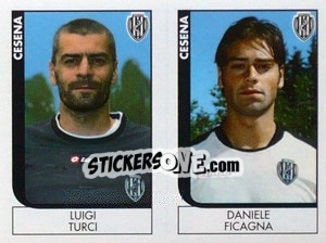 Figurina Turci / Ficagna  - Calciatori 2005-2006 - Panini