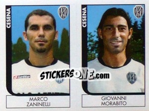 Sticker Zaninelli / Morabito  - Calciatori 2005-2006 n. 560 - Panini