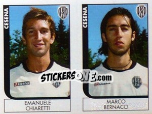 Sticker Chiaretti / Bernacci  - Calciatori 2005-2006 - Panini