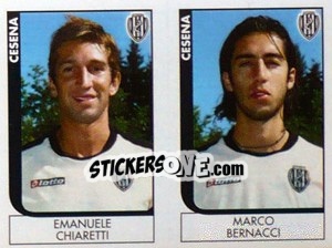 Sticker Chiaretti / Bernacci  - Calciatori 2005-2006 n. 564 - Panini