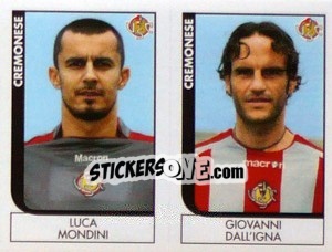 Figurina Mondini / Dall'Igna  - Calciatori 2005-2006 - Panini