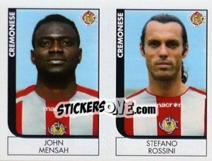 Sticker John Mensah / Rossini  - Calciatori 2005-2006 - Panini