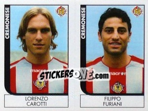 Figurina Carotti / Furiani  - Calciatori 2005-2006 - Panini