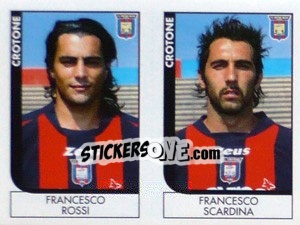 Cromo Rossi / Scardina  - Calciatori 2005-2006 - Panini