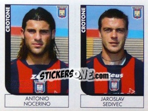 Sticker Antonio Nocerino / Sedivec  - Calciatori 2005-2006 - Panini