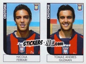 Sticker Ferrari / Guzman  - Calciatori 2005-2006 n. 582 - Panini