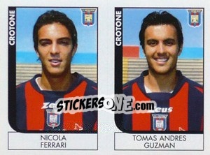 Figurina Ferrari / Guzman  - Calciatori 2005-2006 - Panini