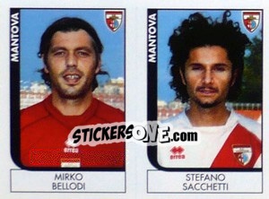 Figurina Bellodi / Sacchetti  - Calciatori 2005-2006 - Panini