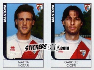 Sticker Notari / Cioffi - Calciatori 2005-2006 n. 586 - Panini