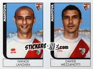 Sticker Lanzara / Mezzanotti  - Calciatori 2005-2006 n. 587 - Panini