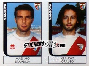 Sticker Brambilla / Grauso  - Calciatori 2005-2006 n. 588 - Panini
