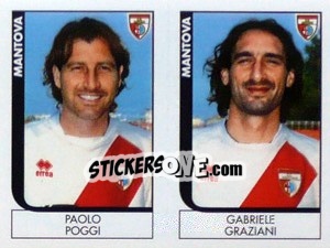 Figurina Poggi / Graziani  - Calciatori 2005-2006 - Panini