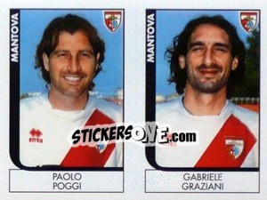 Sticker Poggi / Graziani  - Calciatori 2005-2006 n. 591 - Panini