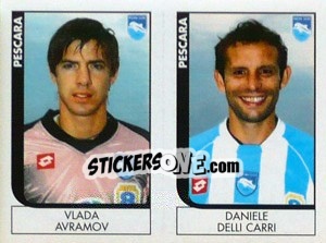 Sticker Avramov / Delli Carri  - Calciatori 2005-2006 n. 602 - Panini