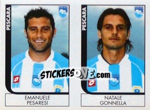 Sticker Pesaresi / Gonnella  - Calciatori 2005-2006 n. 603 - Panini