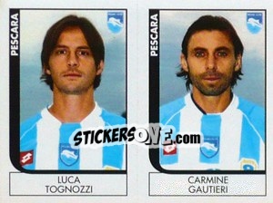 Cromo Tognozzi / Guatieri  - Calciatori 2005-2006 - Panini