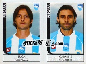 Sticker Tognozzi / Guatieri  - Calciatori 2005-2006 n. 606 - Panini