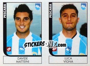 Sticker Matteini / Vigna  - Calciatori 2005-2006 n. 607 - Panini