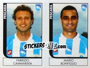 Sticker Cammarata / Bonfiglio  - Calciatori 2005-2006 n. 608 - Panini