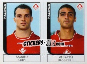 Sticker Olivi / Bocchetti  - Calciatori 2005-2006 - Panini