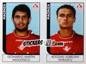 Sticker Miglionico / Patrascu  - Calciatori 2005-2006 n. 612 - Panini
