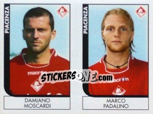 Sticker Moscardi / Padalino  - Calciatori 2005-2006 n. 614 - Panini
