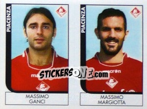 Sticker Ganci / Margiotta  - Calciatori 2005-2006 n. 616 - Panini