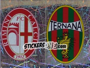 Cromo Scudetto Rimini/Ternana (a/b)