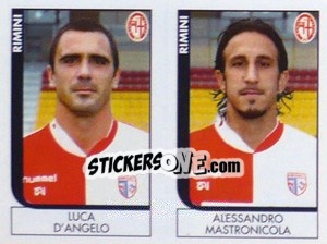 Figurina d'Angelo / Mastronicola  - Calciatori 2005-2006 - Panini