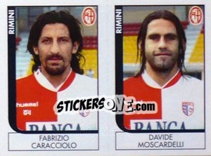 Figurina Caracciolo / Moscardelli  - Calciatori 2005-2006 - Panini