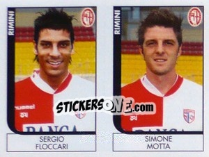 Sticker Floccari / Motta  - Calciatori 2005-2006 - Panini