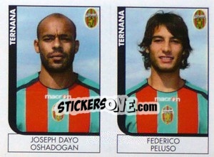 Sticker Oshadogan / Peluso  - Calciatori 2005-2006 n. 628 - Panini
