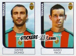 Sticker Dionigi / Frick  - Calciatori 2005-2006 n. 633 - Panini