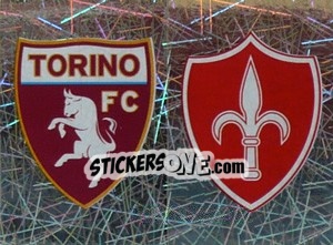 Sticker Scudetto Torino/Triestina (a/b) - Calciatori 2005-2006 n. 635 - Panini