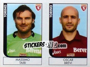 Sticker Taibi / Brevi  - Calciatori 2005-2006 n. 636 - Panini