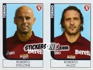 Sticker Stellone / Muzzi  - Calciatori 2005-2006 n. 642 - Panini