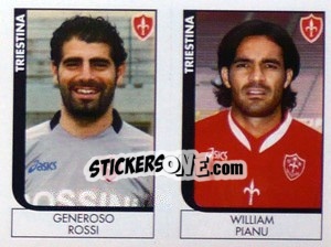 Cromo Rossi / Pianu  - Calciatori 2005-2006 - Panini