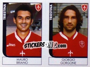 Sticker Briano / Gorgone  - Calciatori 2005-2006 n. 648 - Panini
